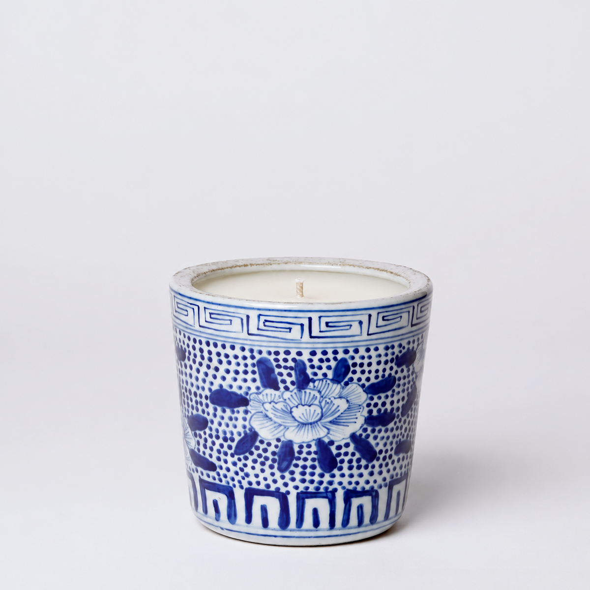 The Cobalt Garden Porcelain Candle